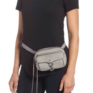 REBECCA MINKOFF Blythe Suede Leather Belt Bag